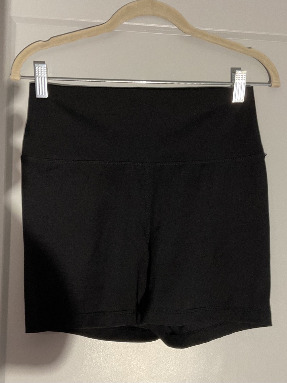 Yogalicious Black High-Rise Athletic Shorts